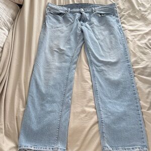 Classic Light Blue Straight Men's Jeans
